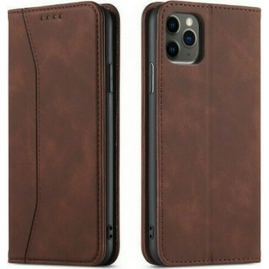 Bodycell Book Case Pu Leather iPhone 11 Pro  Dark Brown