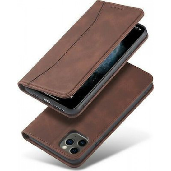Bodycell Book Case Pu Leather iPhone 11 Pro  Dark Brown