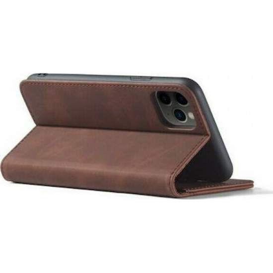 Bodycell Book Case Pu Leather iPhone 11 Pro  Dark Brown