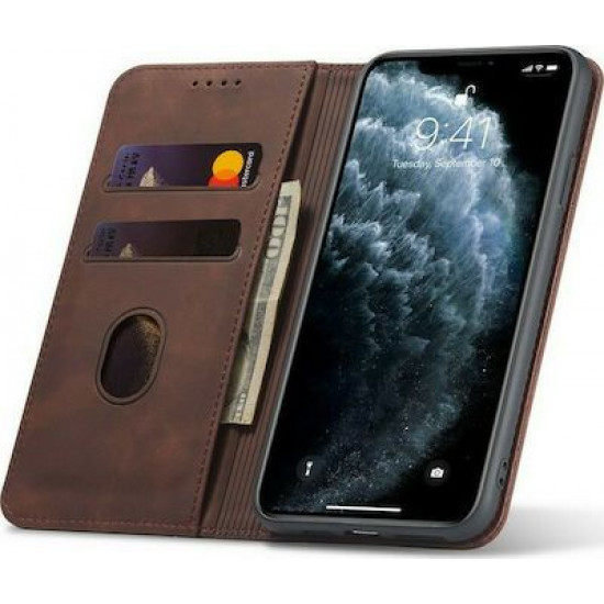 Bodycell Book Case Pu Leather iPhone 11 Pro  Dark Brown