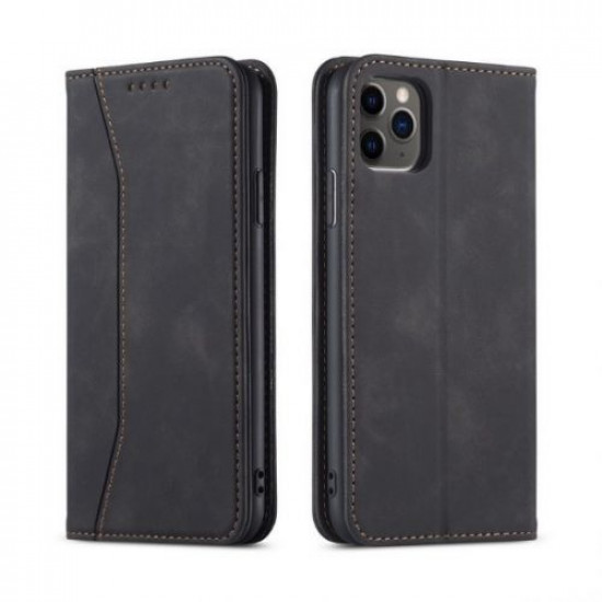 Bodycell Book Case Pu Leather iPhone 11  Black