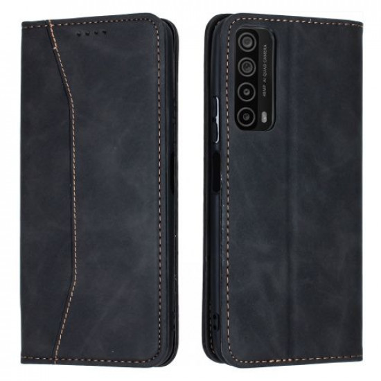 Bodycell Book Case Pu Leather Huawei P Smart 2021 Black
