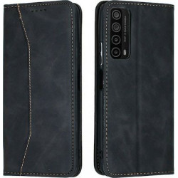 Bodycell Book Case Pu Leather Huawei P Smart 2021 Black