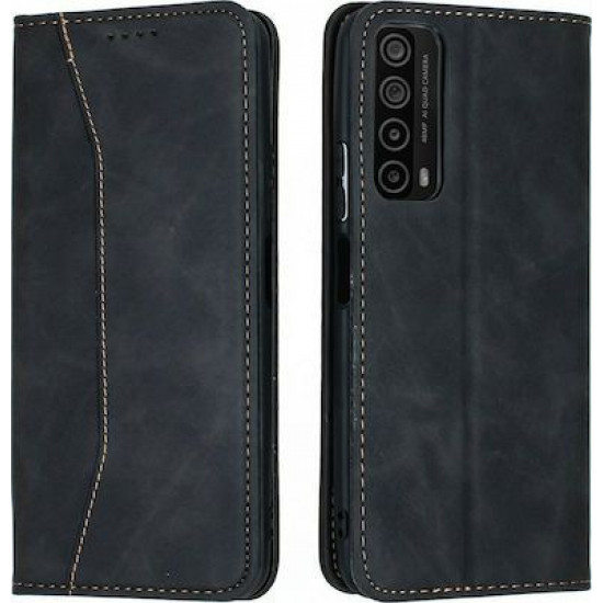 Bodycell Book Case Pu Leather Huawei P Smart 2021 Black