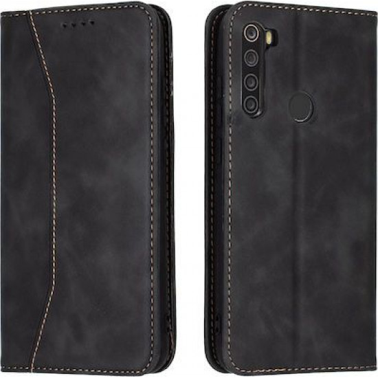 Bodycell Book Case Pu Leather Xiaomi Note 8T Black