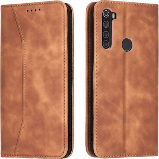 Bodycell Book Case Pu Leather Xiaomi Note 8T Brown