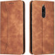Bodycell Book Case Pu Leather Xiaomi Redmi 8 Brown
