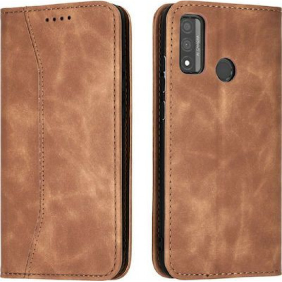 Bodycell Book Case Pu Leather Huawei P Smart 2020 Brown