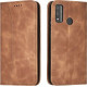 Bodycell Book Case Pu Leather Huawei P Smart 2020 Brown