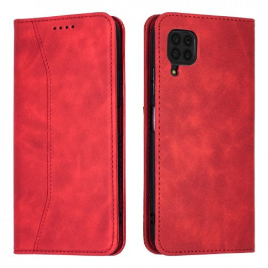 Bodycell Book Case Pu Leather Huawei P40 Lite  Red