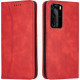 Bodycell Book Case Pu Leather Huawei P40 Pro Red