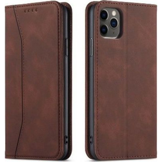 Bodycell Book Case Pu Leather iPhone 11  Dark Brown