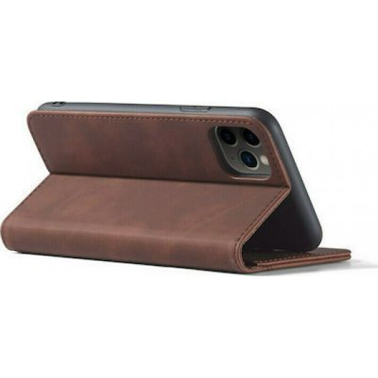 Bodycell Book Case Pu Leather iPhone 11  Dark Brown