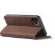 Bodycell Book Case Pu Leather iPhone 11  Dark Brown