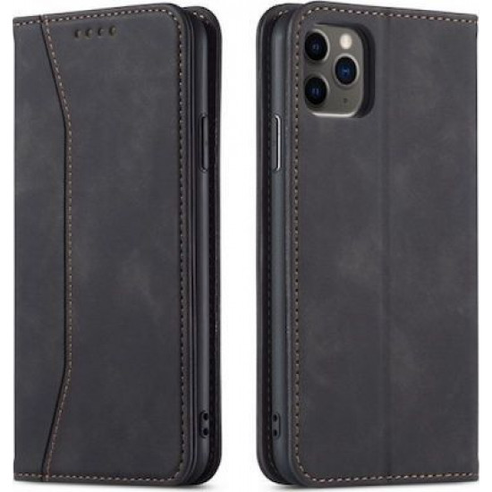 Bodycell Book Case Pu Leather iPhone 11 Pro Max Black