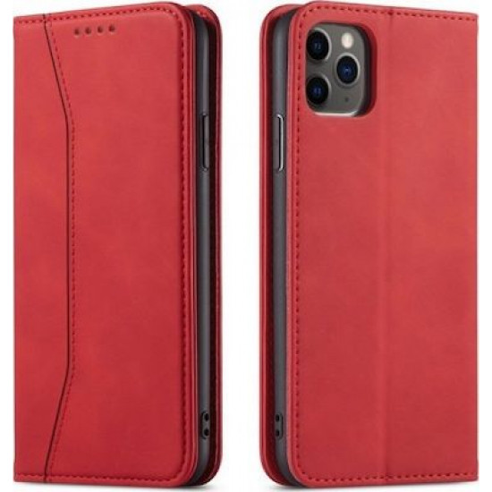 Bodycell Book Case Pu Leather iPhone 11 Pro Max Red
