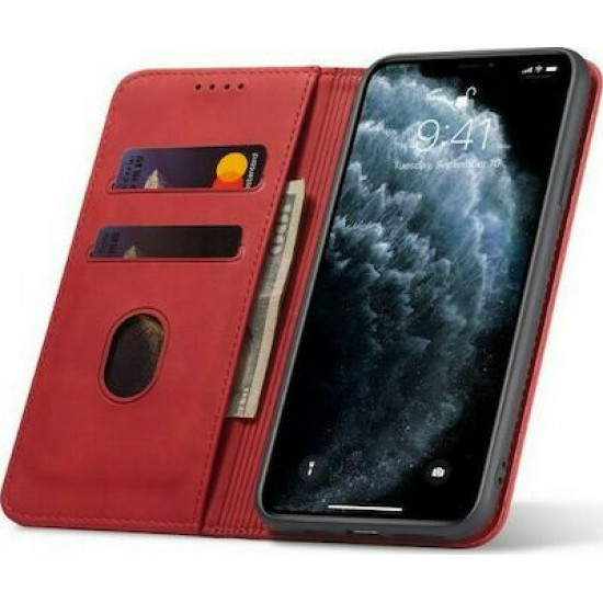 Bodycell Book Case Pu Leather iPhone 11 Pro Max Red