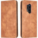 Bodycell Book Case Pu Leather OnePlus 8 Pro Brown