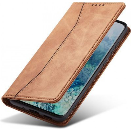 Bodycell Book Case Pu Leather OnePlus 8 Pro Brown