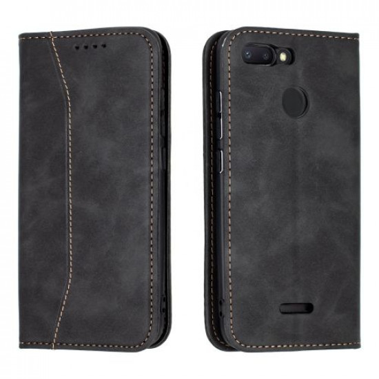 Bodycell Book Case Pu Leather Xiaomi Redmi 6  Black