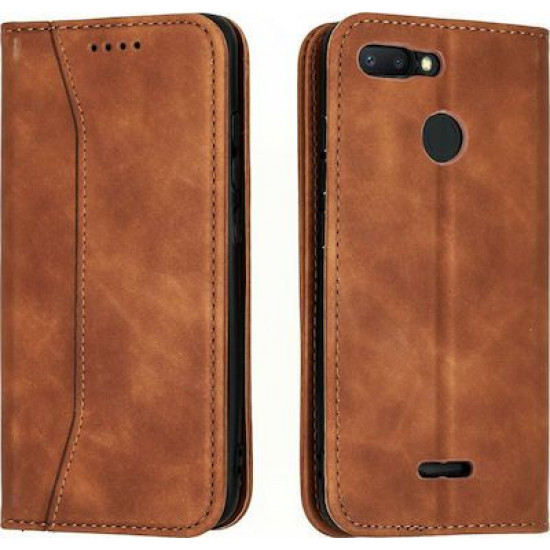 Bodycell Book Case Pu Leather Xiaomi Redmi 6  Brown