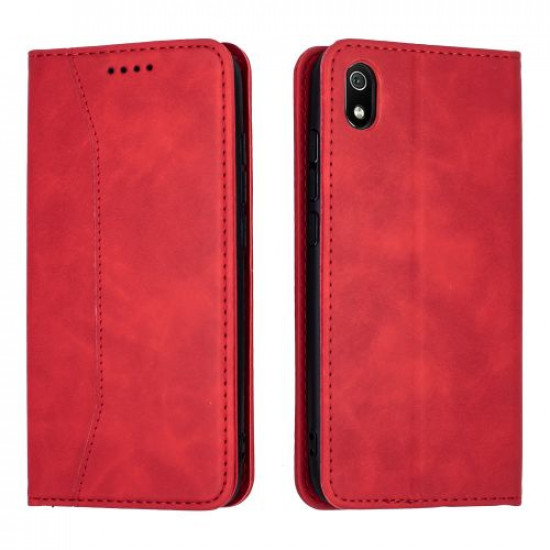 Bodycell Book Case Pu Leather Xiaomi Redmi 7A Red
