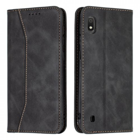 Bodycell Book Case Pu Leather Samsung A10/M10 Black