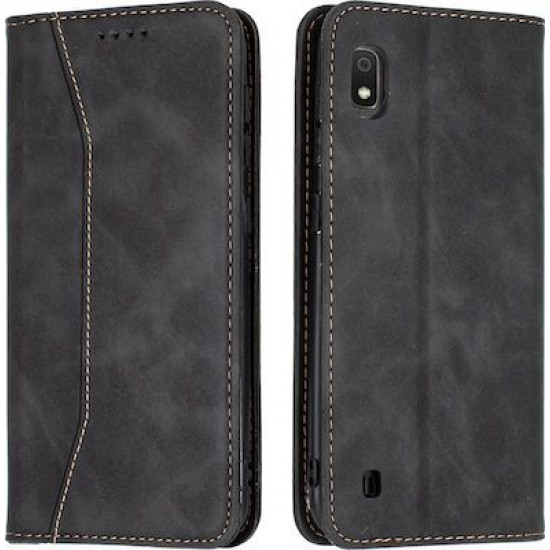 Bodycell Book Case Pu Leather Samsung A10/M10 Black