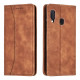 Bodycell Book Case Pu Leather Samsung A20E Brown