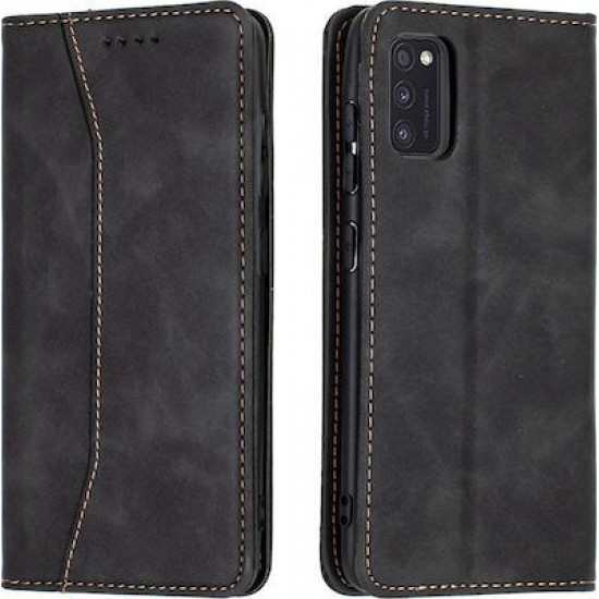 Bodycell Book Case Pu Leather Samsung A41 Black