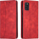 Bodycell Book Case Pu Leather Samsung A41 Red