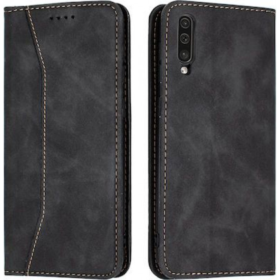 Bodycell Book Case Pu Leather Samsung A50/A30S Black