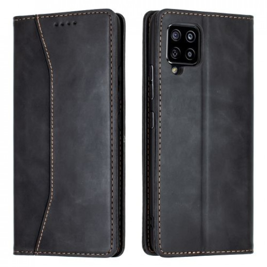 Bodycell Book Case Pu Leather Samsung A42 5G Black