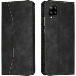 Bodycell Book Case Pu Leather Samsung A42 5G Black