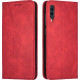 Bodycell Book Case Pu Leather Samsung A70 Red
