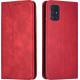 Bodycell Book Case Pu Leather Samsung A71 Red