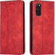 Bodycell Book Case Pu Leather Samsung S20  Red
