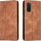 Bodycell Book Case Pu Leather Samsung S20  Brown