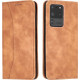 Bodycell Book Case Pu Leather Samsung S20 Ultra Brown