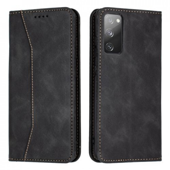 Bodycell Book Case Pu Leather Samsung S20 FE Black