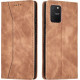 Bodycell Book Case Pu Leather Samsung S10 Lite Brown