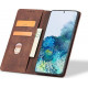 Bodycell Book Case Pu Leather Samsung S21 Ultra Brown