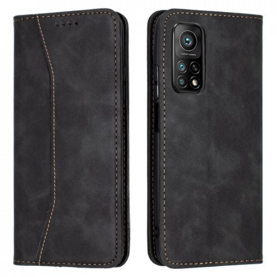 Bodycell Book Case Pu Leather Xiaomi Mi 10T/10T Pro Black