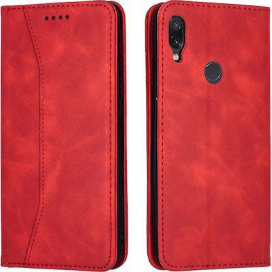 Bodycell Book Case Pu Leather Xiaomi Note 7/7 Pro Red