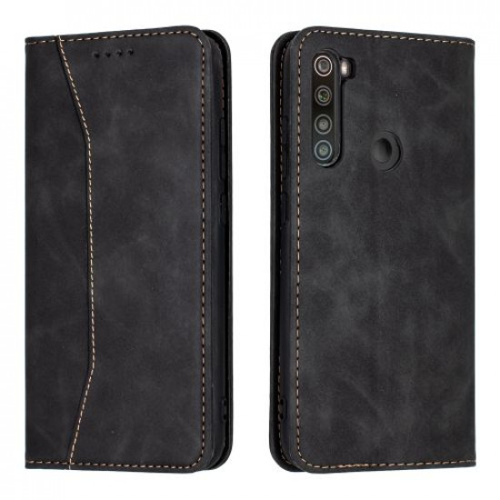 Bodycell Book Case Pu Leather Xiaomi Note 8  Black