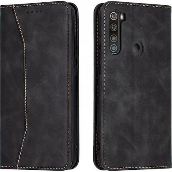 Bodycell Book Case Pu Leather Xiaomi Note 8  Black