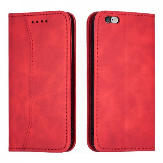 Bodycell Book Case Pu Leather iPhone 6/6s  Red