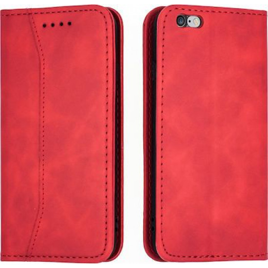 Bodycell Book Case Pu Leather iPhone 6/6s  Red