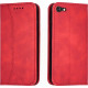 Bodycell Book Case Pu Leather iPhone 7/8/SE 2020 Red