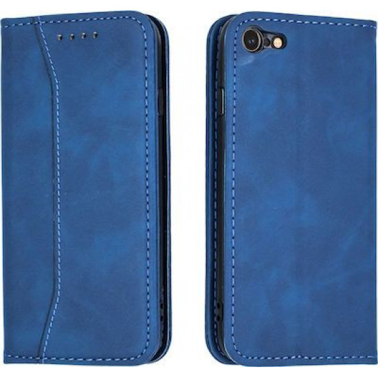 Bodycell Book Case Pu Leather iPhone 7/8/SE 2020 Blue